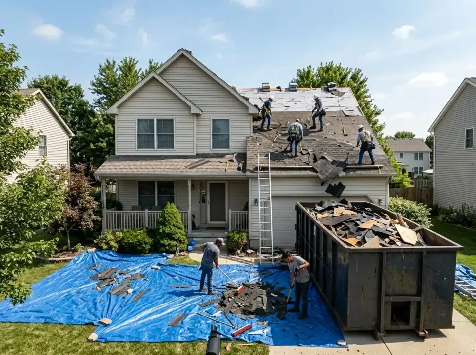 roof-replacement-debris-remova-004 — frequently asked questions, Cheapest Dumpster Rentals in Orland Park, IL